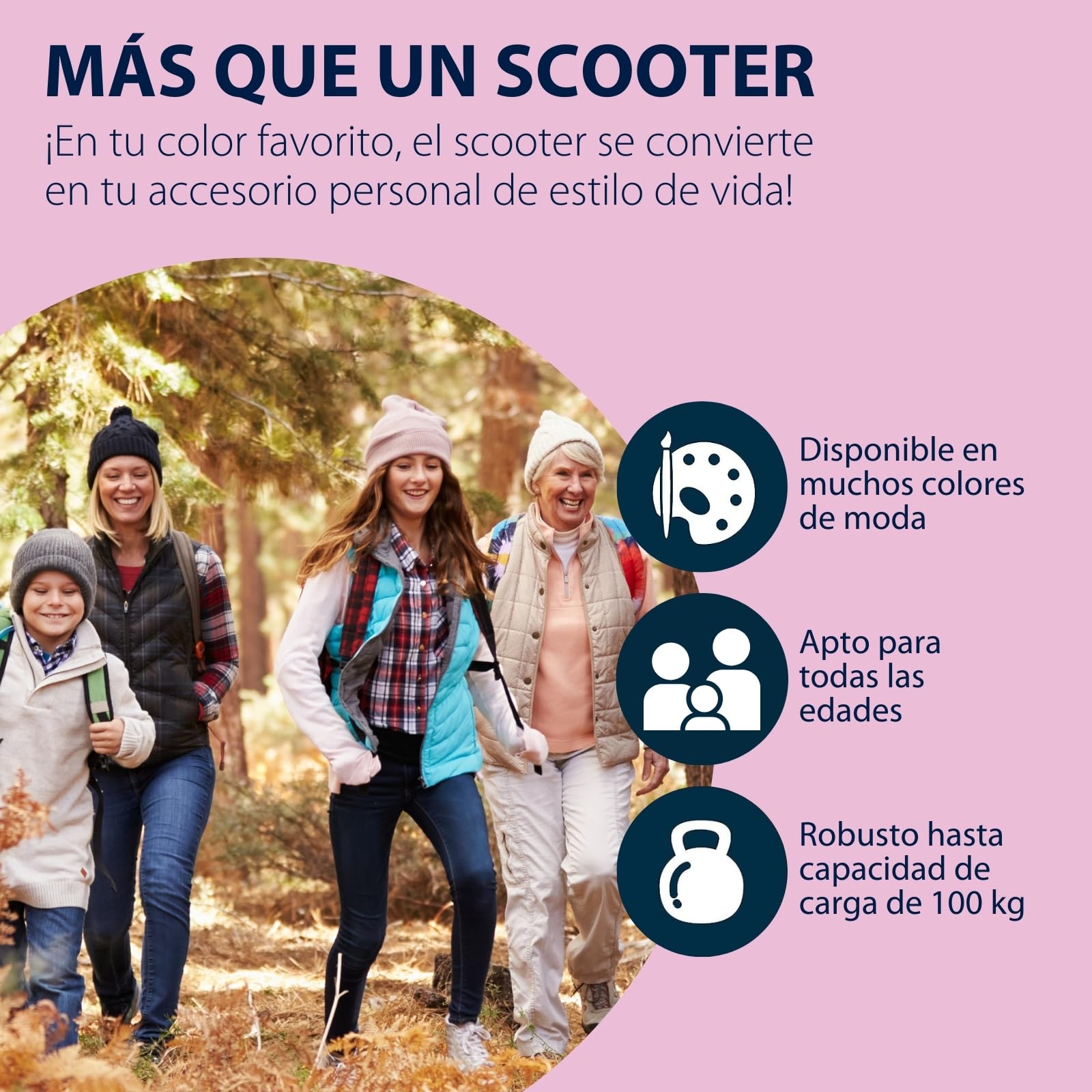 HUDORA Scooter Start 200 | Scooter de Aluminio Resistente | Patinete Urbano Ajustable y Plegable | Patinete para niños y Adultos de hasta 100 kg | Patinete sólido con Soporte | Morado