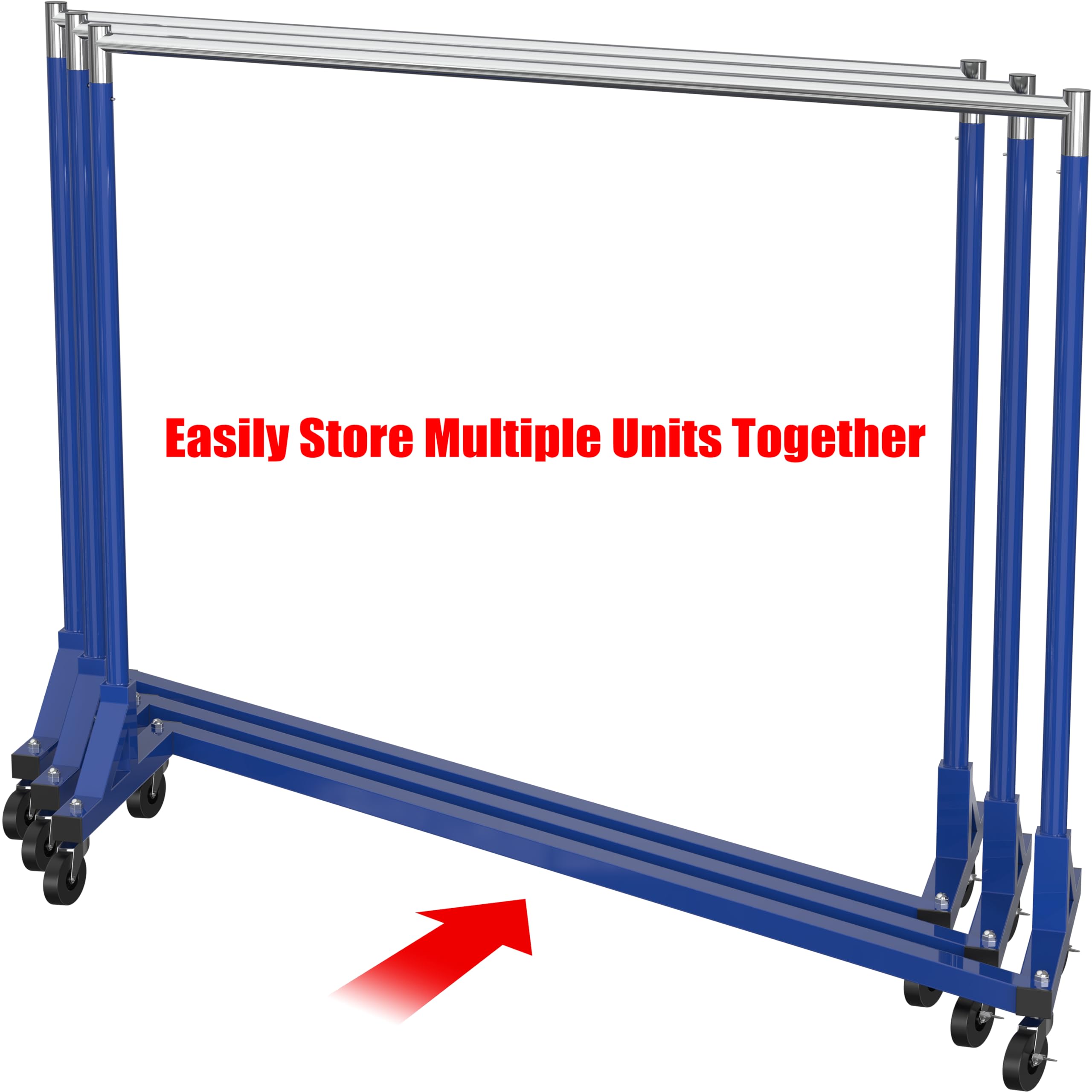 Amazon.com: Simple Houseware Industrial Grade Z-Base Garment Rack