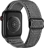 Vista 28 de Lerobo Correa de nailon elástica de bucle único para reloj, compatible con Apple Watch Series 11-1, SE/Ultra 3 2 1 38/40/41/42/44/45mm/46mm/49mm