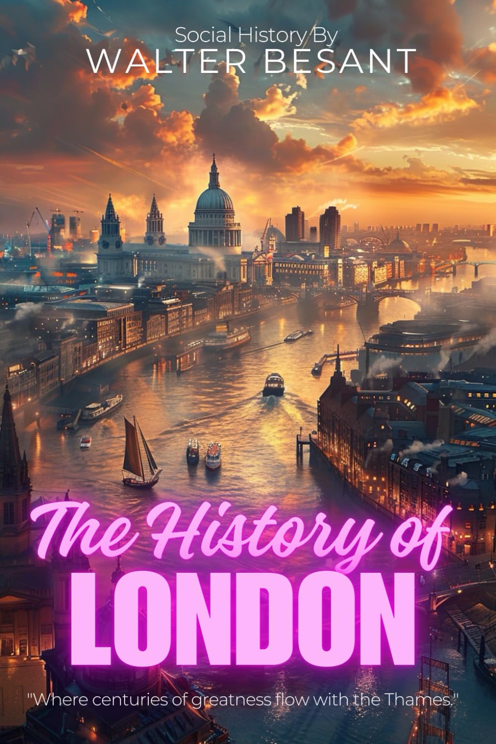 The History of London By Walter Besant (Illustrated & Annotated): From Roman Settlement to Victorian Metropolis: The Epic Evolution of Britain's Capital
