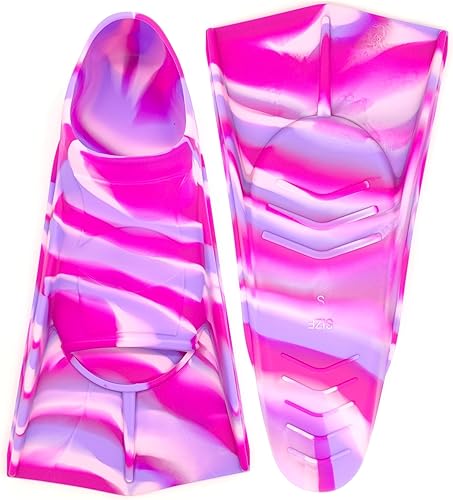 Miniatura 2 de Fadgesy Swimming Training Fins,Comfortable Silicone Flippers for Swimming and Diving,Size Suitable Kids Girls Boys Adult