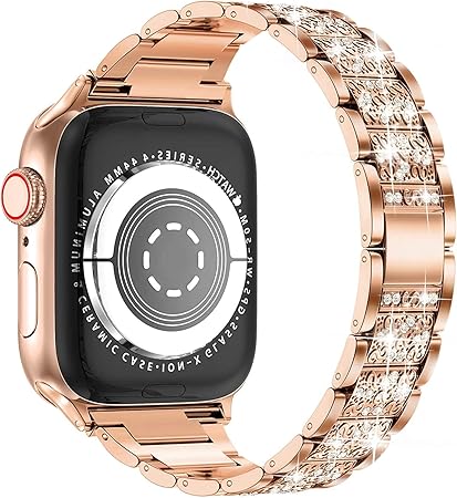Amazon Epuly コンパチブル Apple Watch バンド ダイヤモンドラインストーン ステンレス アップルウォッチ ベルト Apple Watch 6 5 4 3 2 1 Seに対応 スマートウォッチアクセサリ 通販