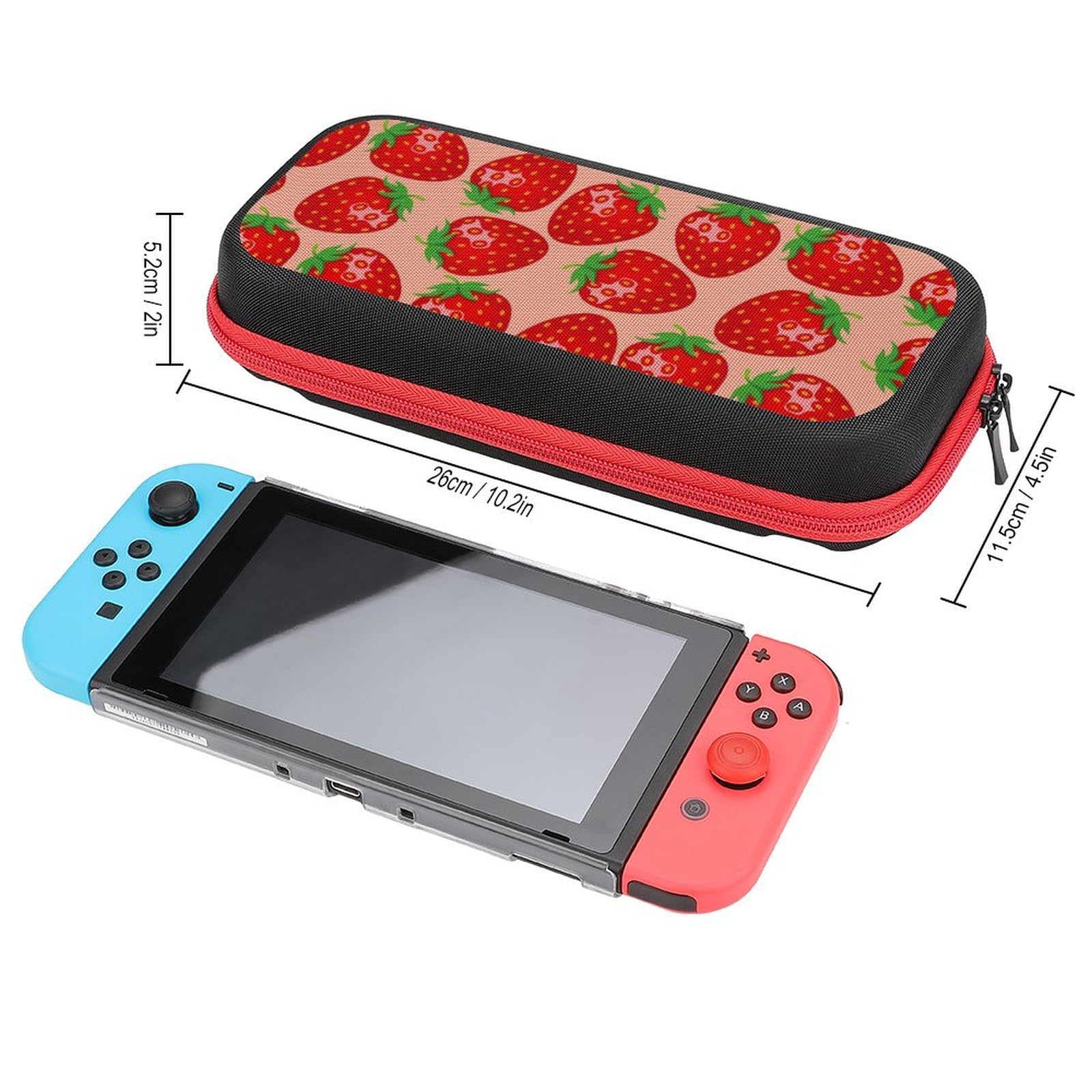 Amazon.co.jp: Switch用ケース ニンテンドースイッチケース イチゴ