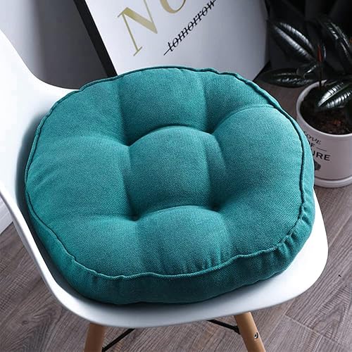 Miniatura 19 de Cojín redondo suave para silla, cojín acolchado antideslizante, cojín de asiento suave y cómodo para sillas de cocina, comedor y oficina