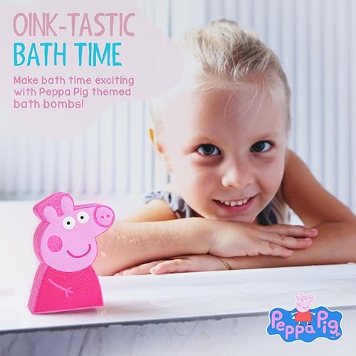 Miniatura 3 de Peppa Pig Bombas de baño para niños  Bombas de baño para niñas y niños con ingredientes naturales e hidratantes  Ilumina la hora del baño con bombas