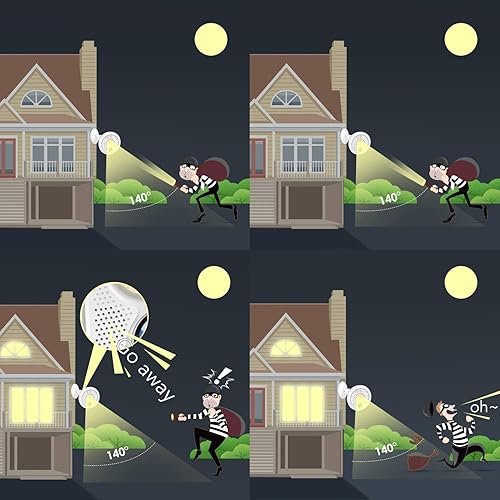 Miniatura 5 de Sengled Cámara de seguridad al aire libre, cámara de seguridad activada por movimiento, cámara WiFi de seguridad en el hogar, cámara de inundación,