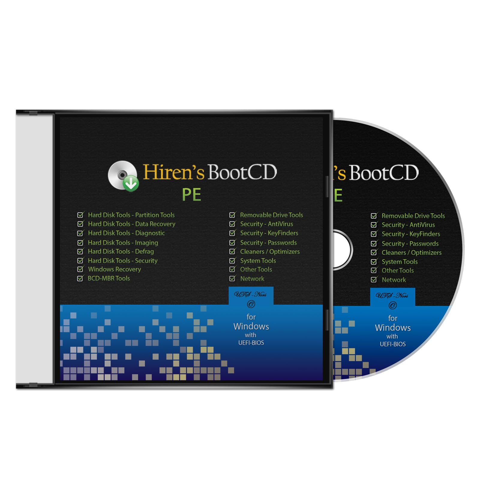Hiren's BootCD PE, Ersthilfe & Notfall-software für Windows Betriebssysteme [System-Diagnose- und Reparatur-Tools]