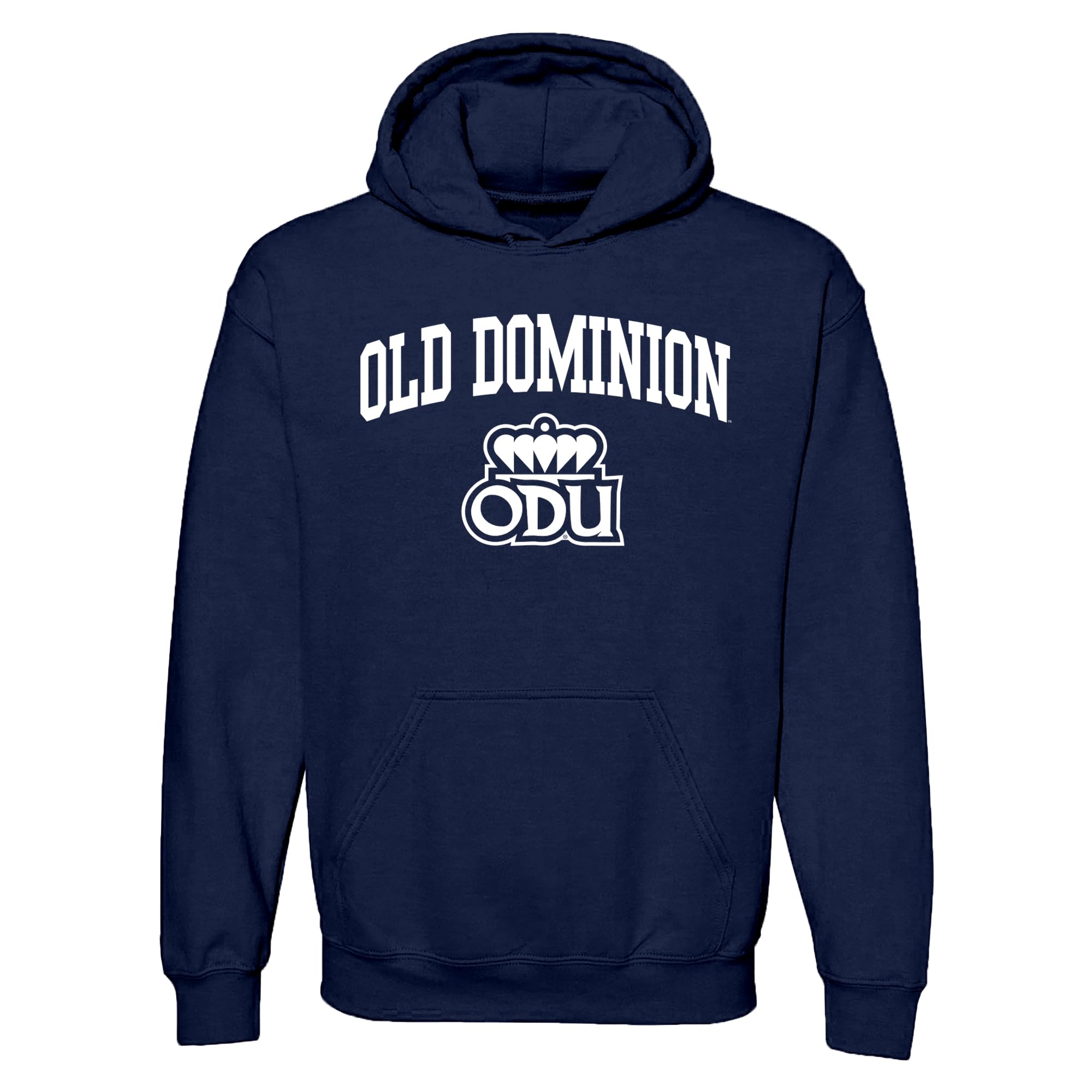 UGP Campus Apparel NCAA Officially licensed College - University Team Color Arch Logo Hoodie, Old Dominion Monarchs Navy, XXL โ image 1
