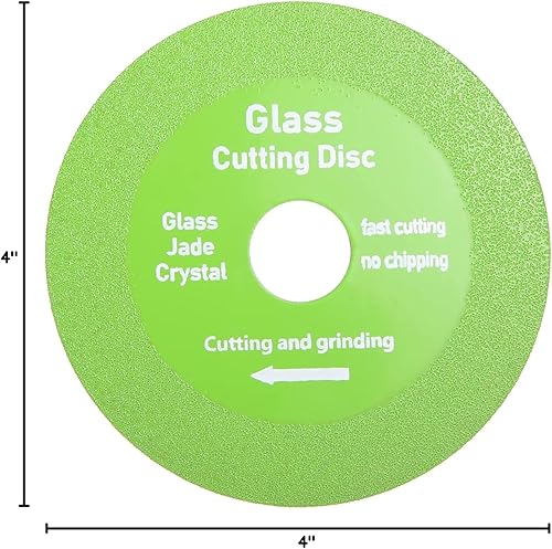 Miniatura 10 de dophee Disco de corte de vidrio, ruedas de corte de diamante ultrafinas de 4 pulgadas para amoladora angular, rueda de hoja de sierra de diamante