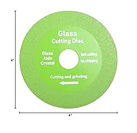 Vista 10 de dophee Disco de corte de vidrio, ruedas de corte de diamante ultrafinas de 4 pulgadas para amoladora angular, rueda de hoja de sierra de diamante