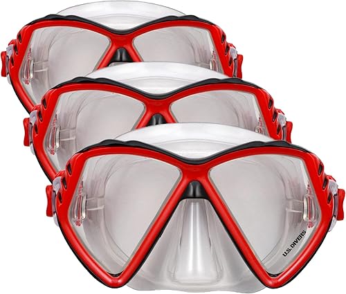 Miniatura 4 de U.S. Divers Regal Jr - Máscara de esnórquel para niños, máscara ajustable de 2 ventanas, ajuste personalizado sin fugas, lente sin niebla resistente