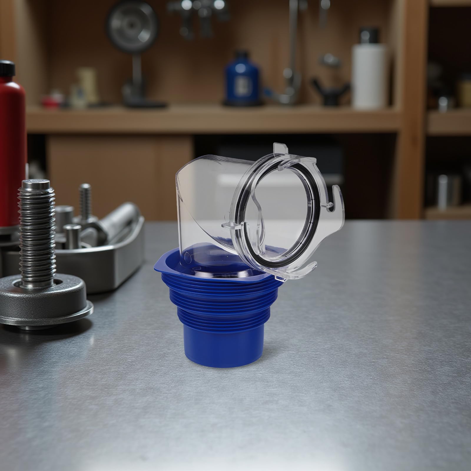 Raccord D'égout Coudé 90° en Plastique Transparent pour Camping-joint Étanche et Adaptateur Pivotant à 360° Drainage Lors de Longs Voyages