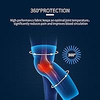 Vista 4 de Mangas completas de compresión para piernas, mangas largas de compresión, rodilleras protectoras para piernas, para hombres y mujeres, baloncesto