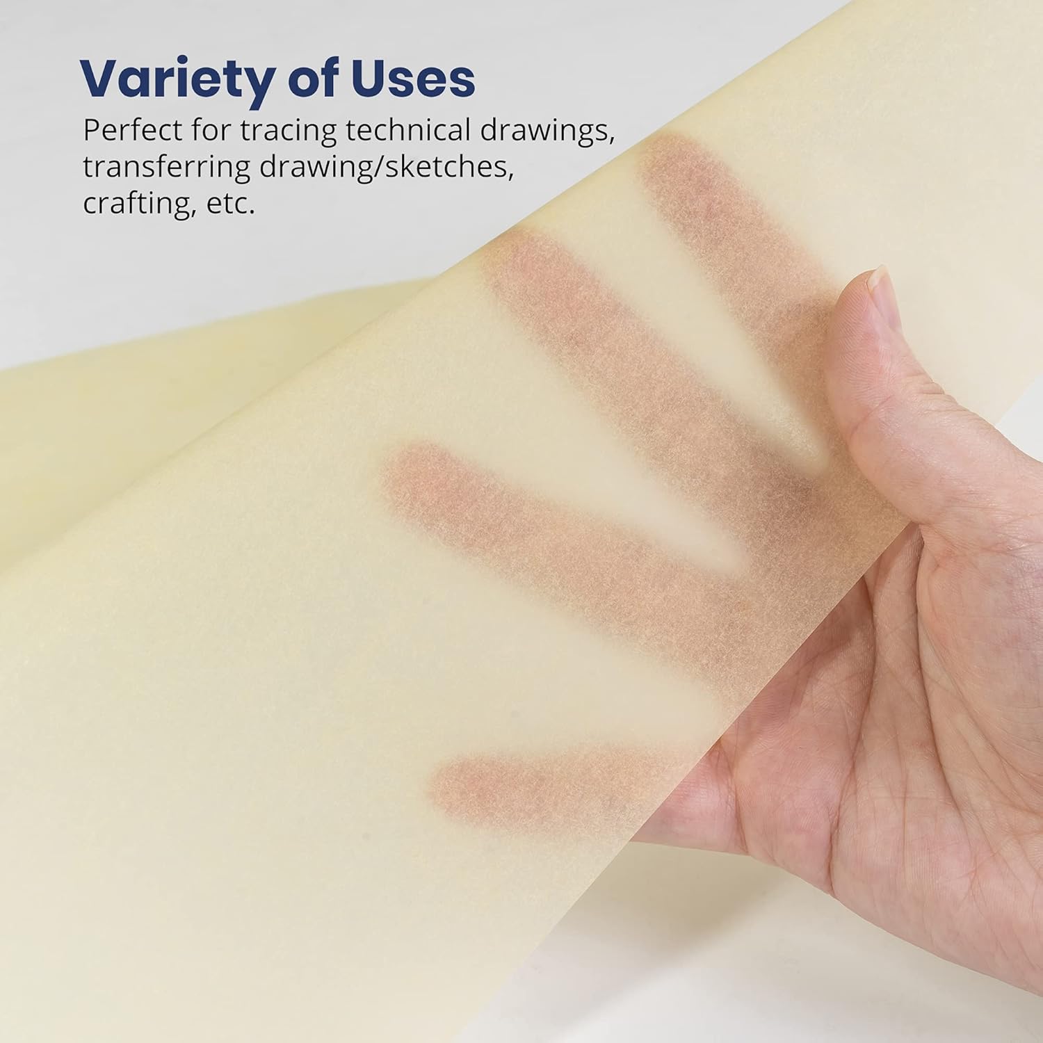 Pacific Arc Tracing Paper Roll, Yellow, 18 Inch x 20 Yard Roll