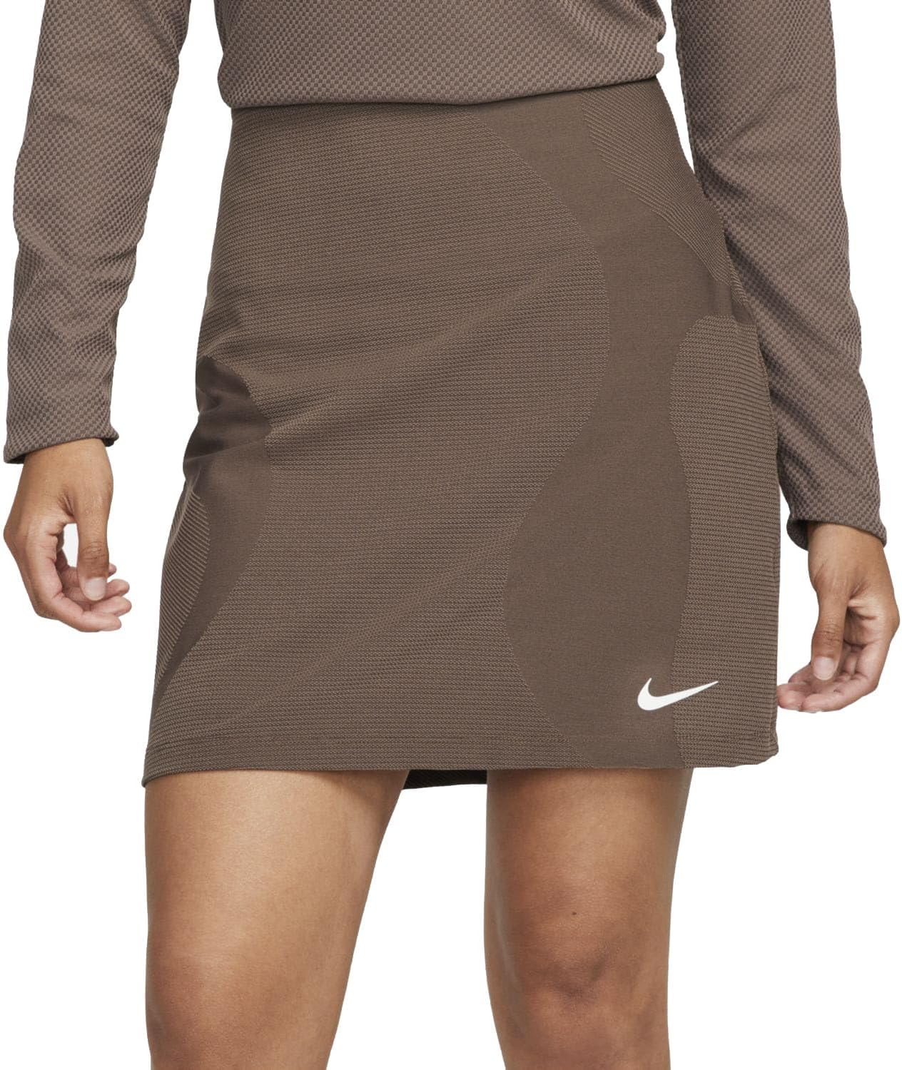 Nike Dri-FIT UV Tour Women's Golf Skirt, Plum Eclipse/White, Small