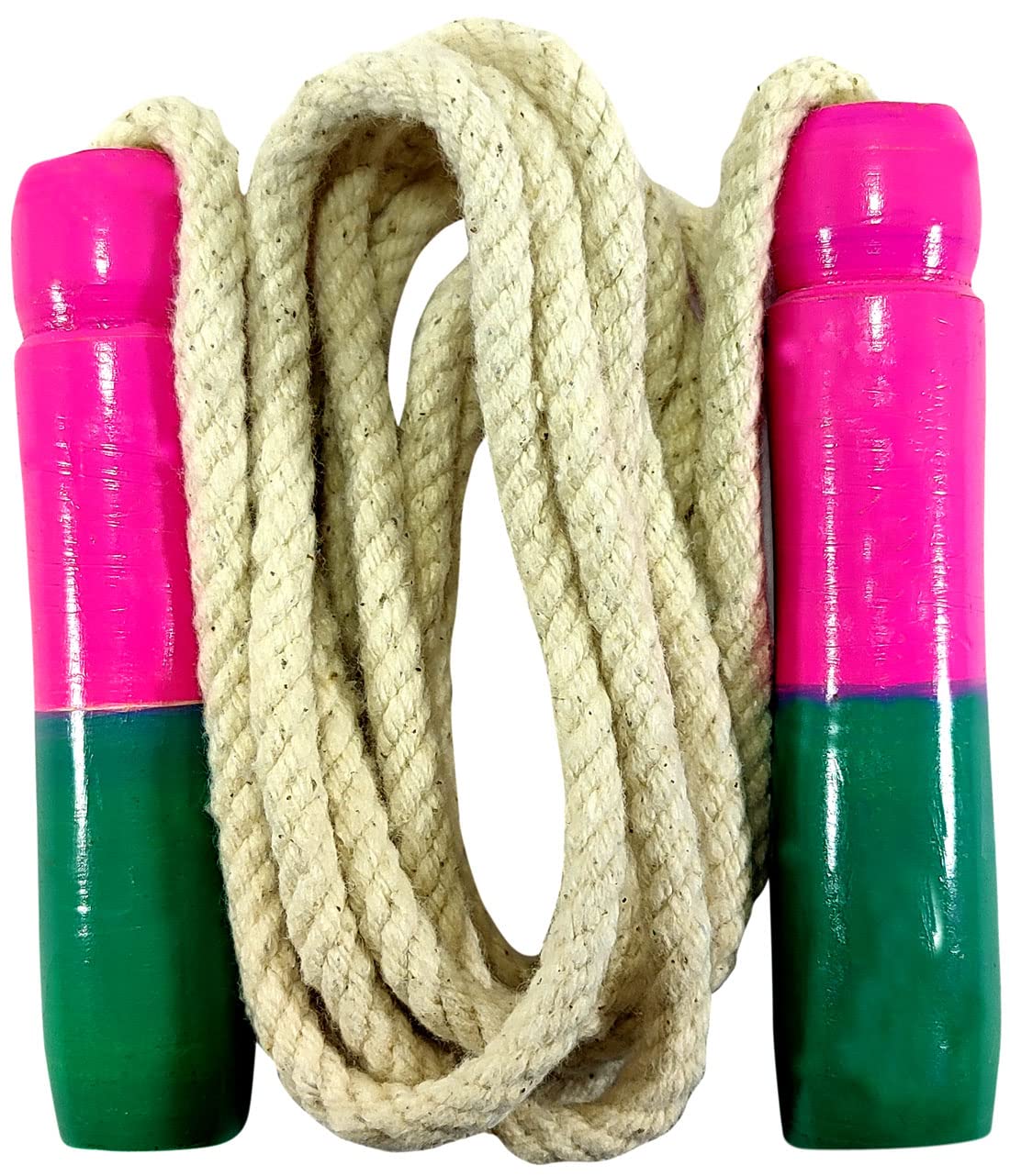One Top Wooden Handle Cotton Skipping Rope for Kids,unisex,men,women,girls,boys Kids For Exercise & Fitness & Workout Skipping Rope-image-45