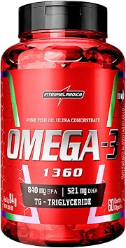 Ômega 3 Integralmedica 1360mg 60 Cápsulas - Triglicerídeos
