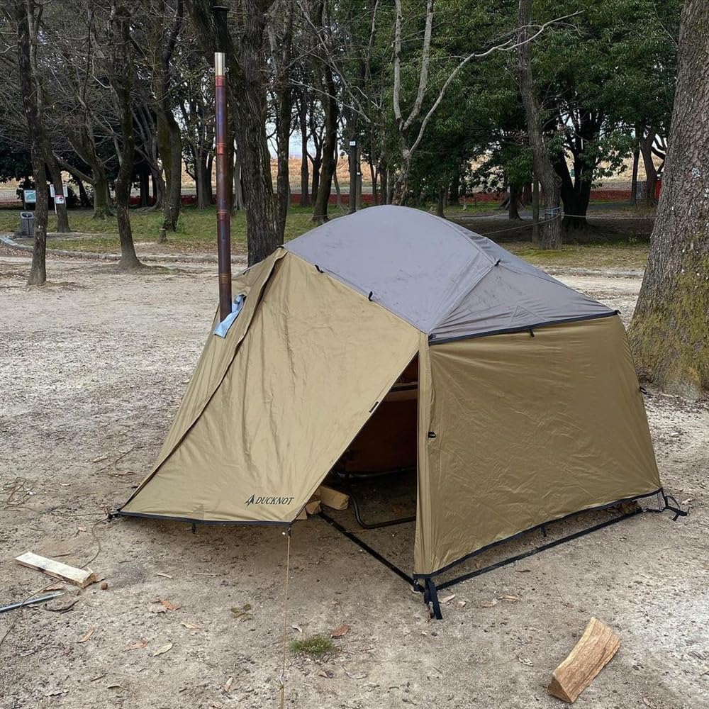 DUCKNOT HUNTING DOME 2P テント Tent Mania] 70% off! Is it worth it? Compact yet spacious? DUCKNOT