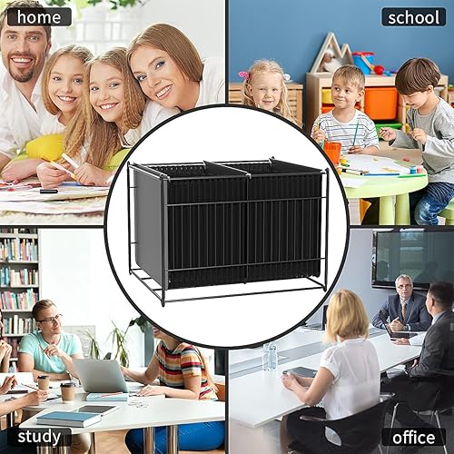 Miniatura 7 de Carpeta expandible para colgar con 26 bolsillos, archivos de acordeón para archivador, 8.86 pulgadas de alto 11.72 pulgadas de ancho, profundidad