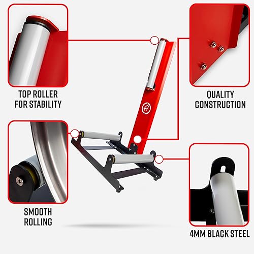 Miniatura 2 de Adam's Polishes Soporte de detallado de rueda rodante, rodillo de detalles de ruedas y neumáticos para limpieza, revestimiento de cerámica,