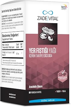مكمل غذائي يحتوي على زيت الفول السوداني Zade Vital 60 كبسولة (1 × 60 قطعة)