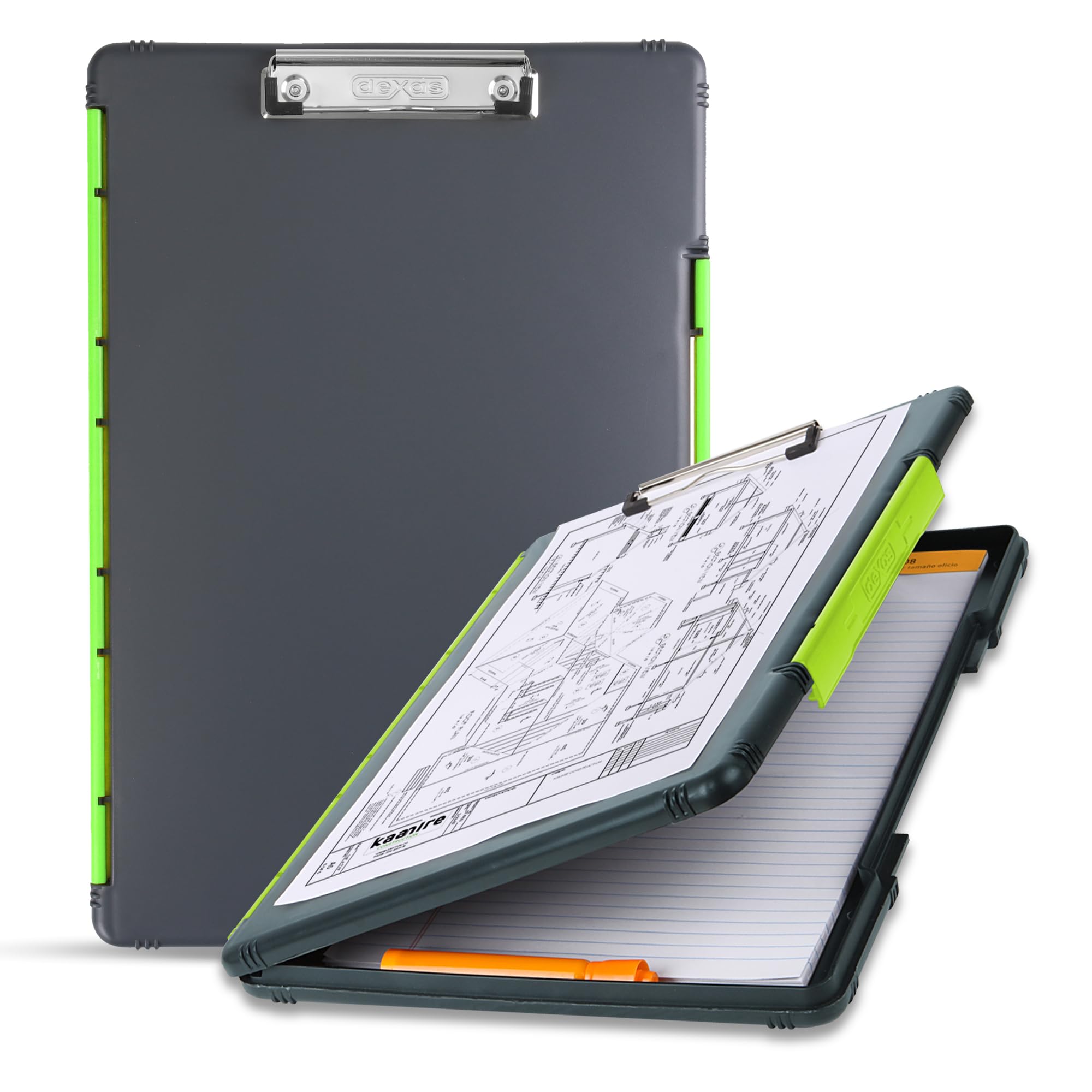 Amazon.com: Dexas Legal Size XL Slimcase 2 Storage Clipboard, Gray