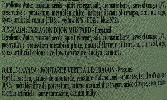 Edmond Fallot Tarragon Dijon Mustard 7.4 Ounce ( عبوة 4 )