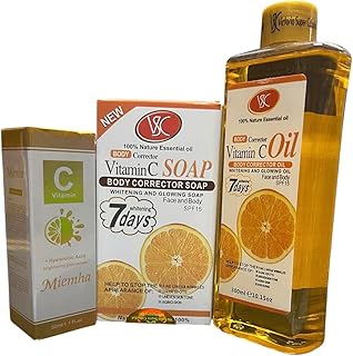Soft 7 VITAMIN C Jabón + aceite + suero facia...