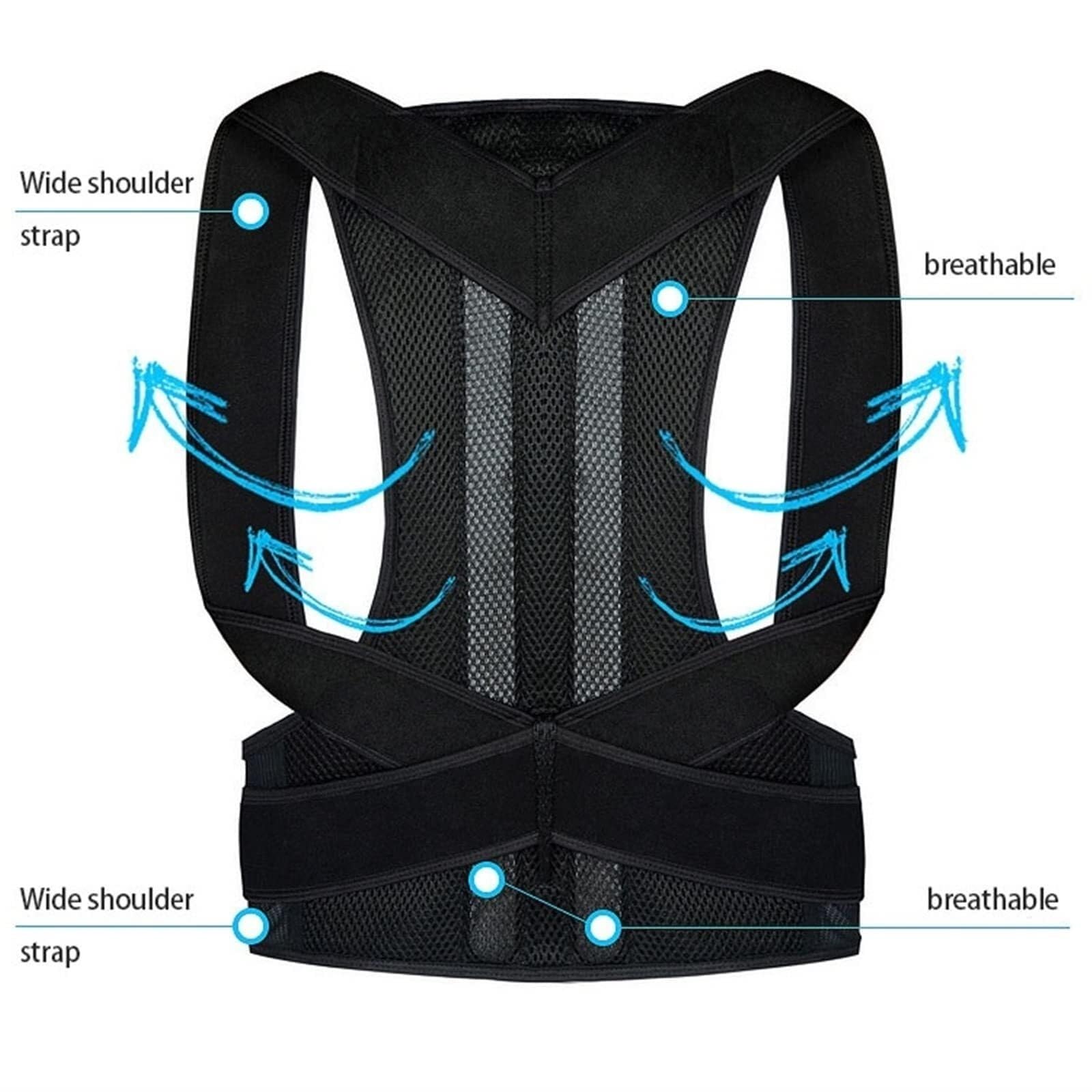 Faja Lumbar Corrector De Postura Faja Lumbar Cinturón De Soporte Completo Para La Espalda Soporte Para La Clavícula Y La Columna Remodele La Parte Superior De Su Cuerpo Cinturón Apoyo Lumbar(Large)