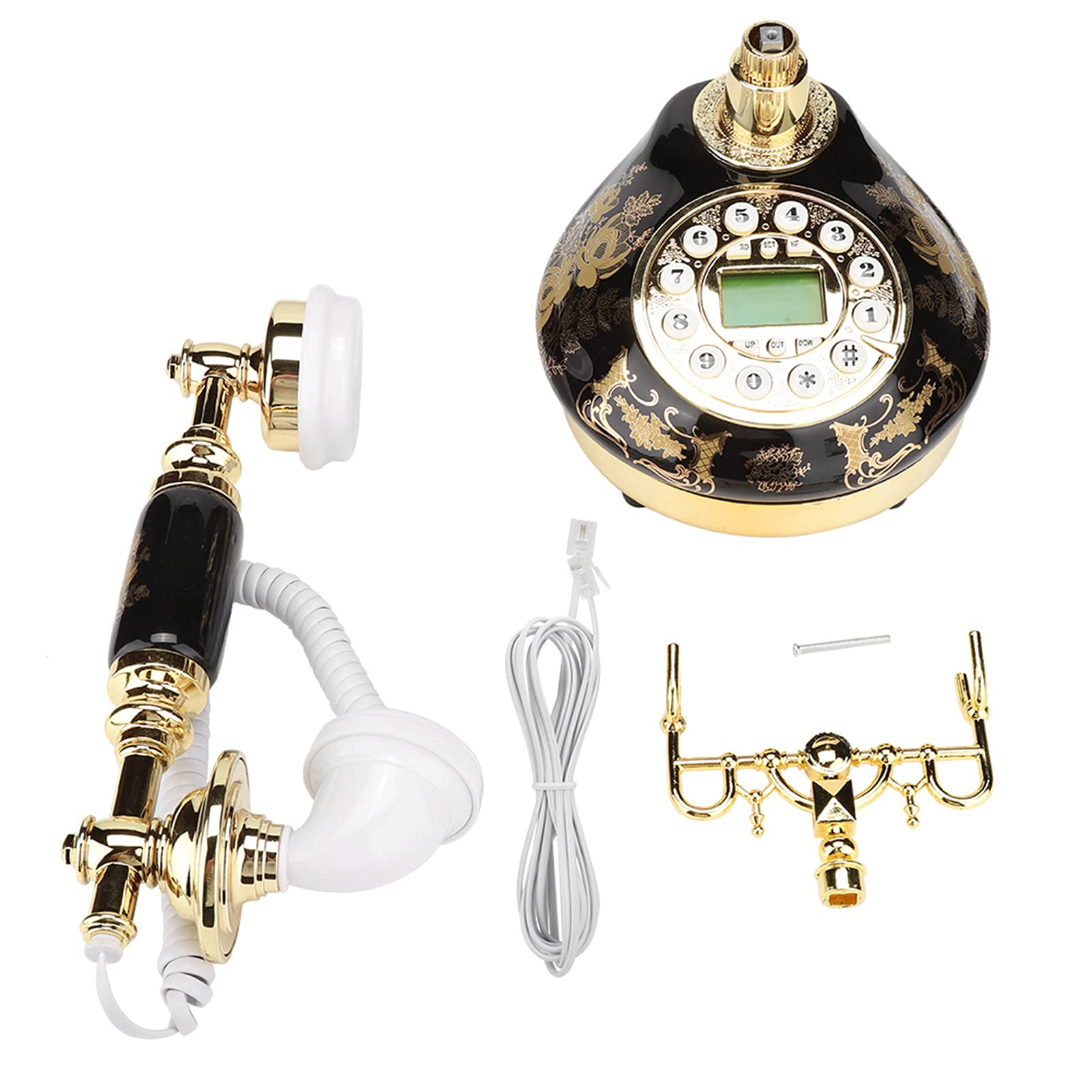 Vintage Retro Telefon Mit Wählscheibe - Klassisches Festnetztelefon Für Zuhause & Dekoration