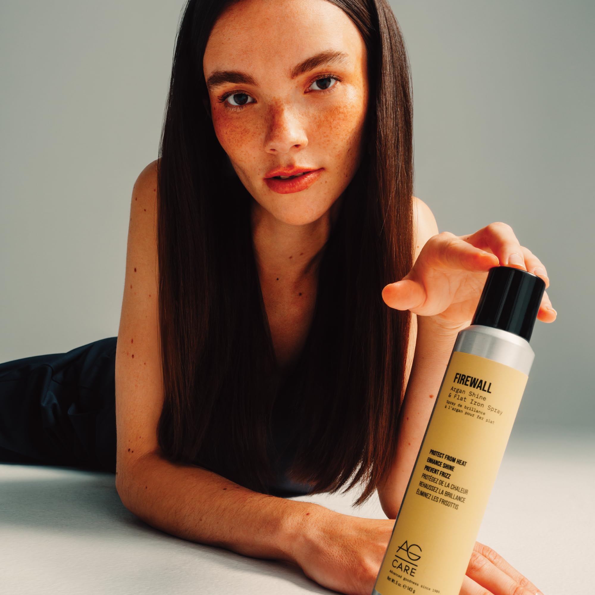 AG Firewall Argan Shine & Flat Iron Spray Heat Protection Hair Spray