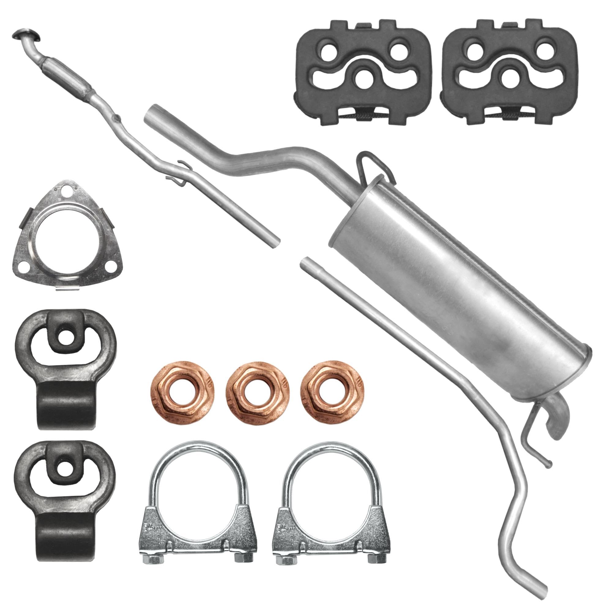 EDEX Auspuff für Opel Corsa 4 IV D 2006-2014