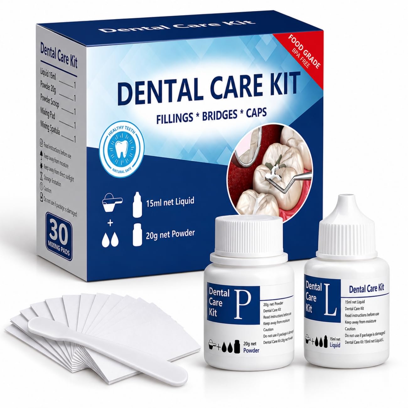 Z.O.E. Tooth Repair Kit Zinc Oxide Eugenol Cement