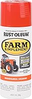 Vista 85 de Rust-Oleum Farm & Implement 280176 - Pintura esmaltada, galón, naranja (Allis Chalmers Orange)