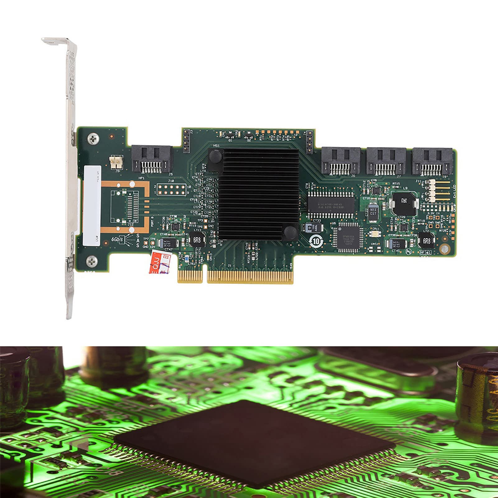 Annadue 6GB 4 Puerto Tarjeta Controladora Almacenamiento (Modo IR)