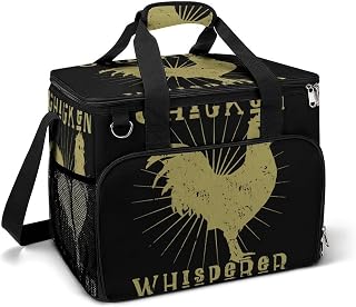 Chicken Whisperer Insulated Cooler Bag Large Capacity Camping Ice Tote Bags for Outdoor Picnic