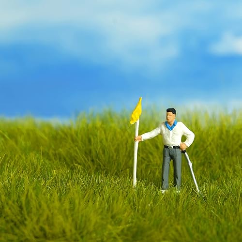 Miniatura 4 de 288 unidades de grúos de flores estáticas de tirón de flores autoadhesivas, modelo artificial, mechones de hierba DIY en miniatura colorido racimo