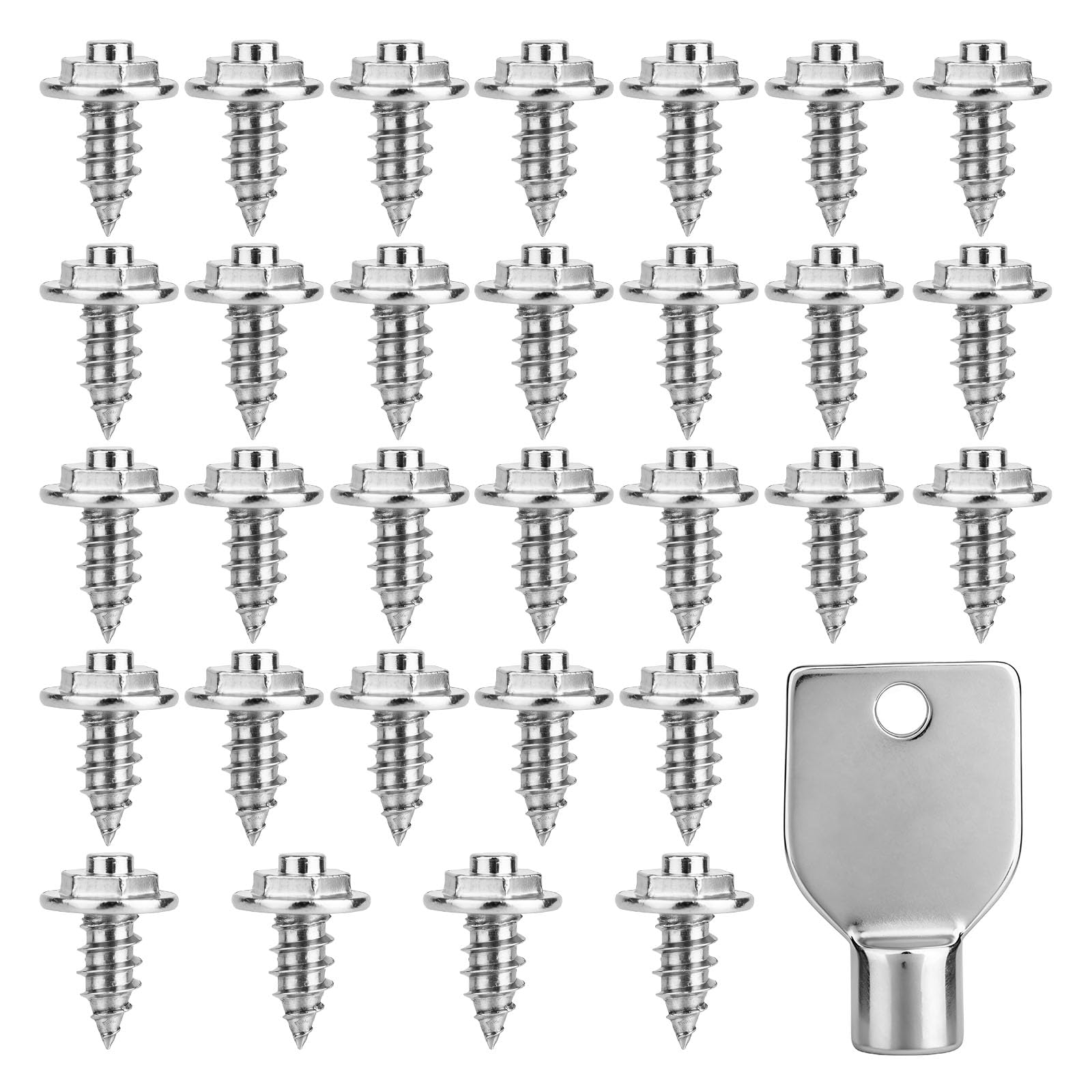 Gosknor 30pcs Wading Boot Studs with Installation Tool