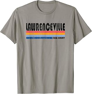 Vintage 70s 80s Style Lawrenceville, NJ T-Shirt