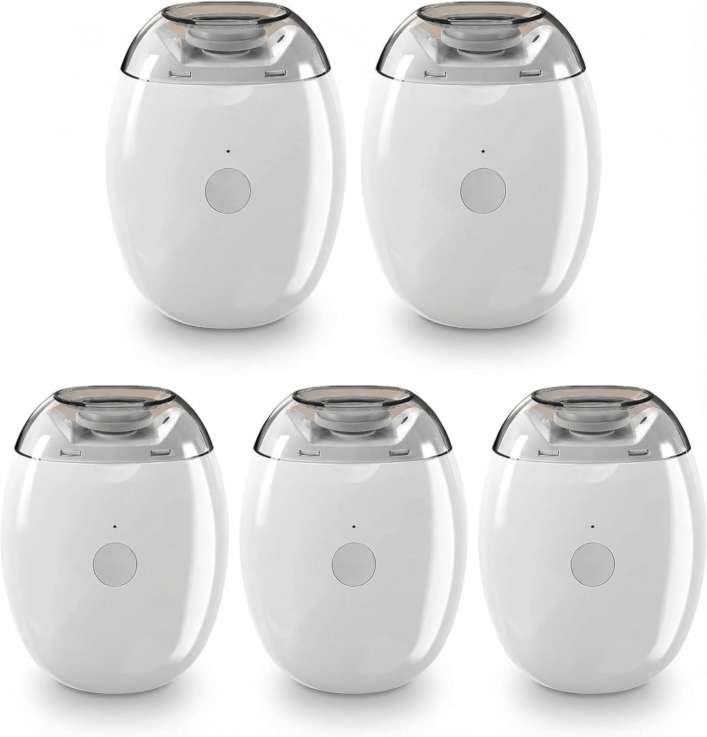 2026 New 3-in-1 Electric Automatic Nail Clipper & Trimmer, USB Rechargeable Automatic Nail Cutter for Hands & Toes, Safe Nail Grooming Tool for Seniors, Adults, Kids, Whole Family Use (5 pcs)