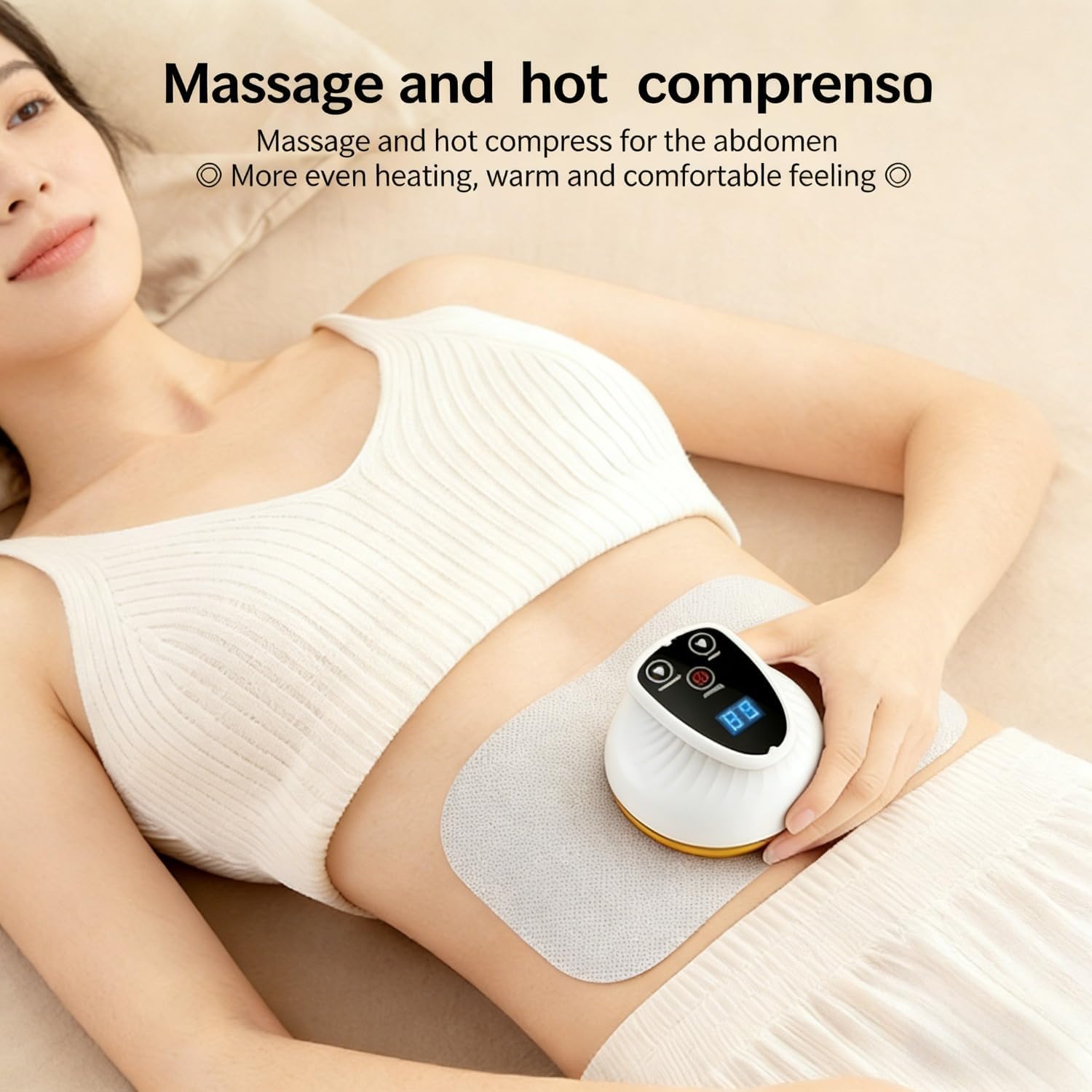 Vacuvia Cellulite Massager, Massaggiatore Anticellulite, 4-in-1 Aspirazione, Calore e Luce Rossa per Pelle Più Tonica e Riduzione Cellulite (Gold)