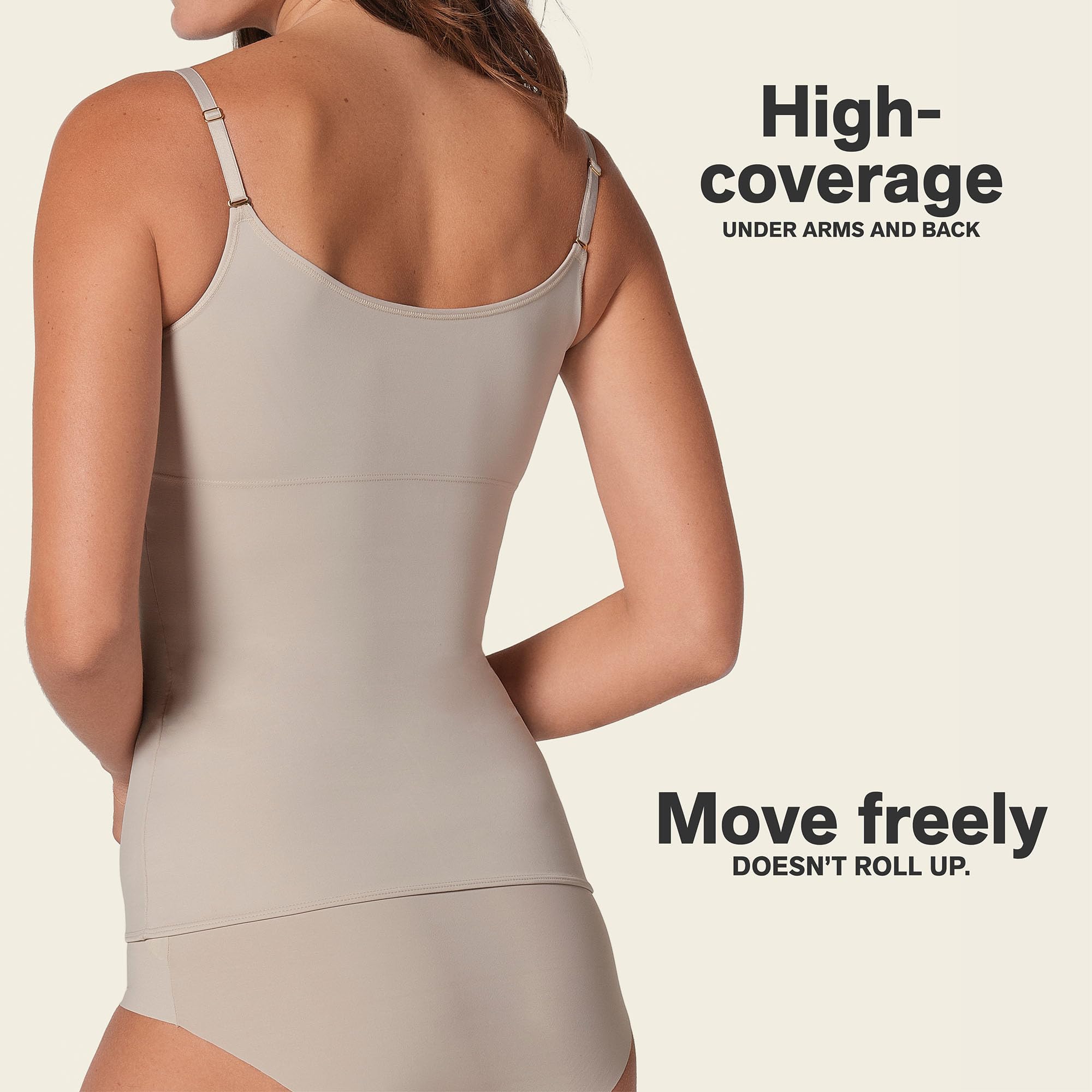 Leonisa Camiseta Interior Moldeadora para Mujer sin Costuras - Fajas Reductoras