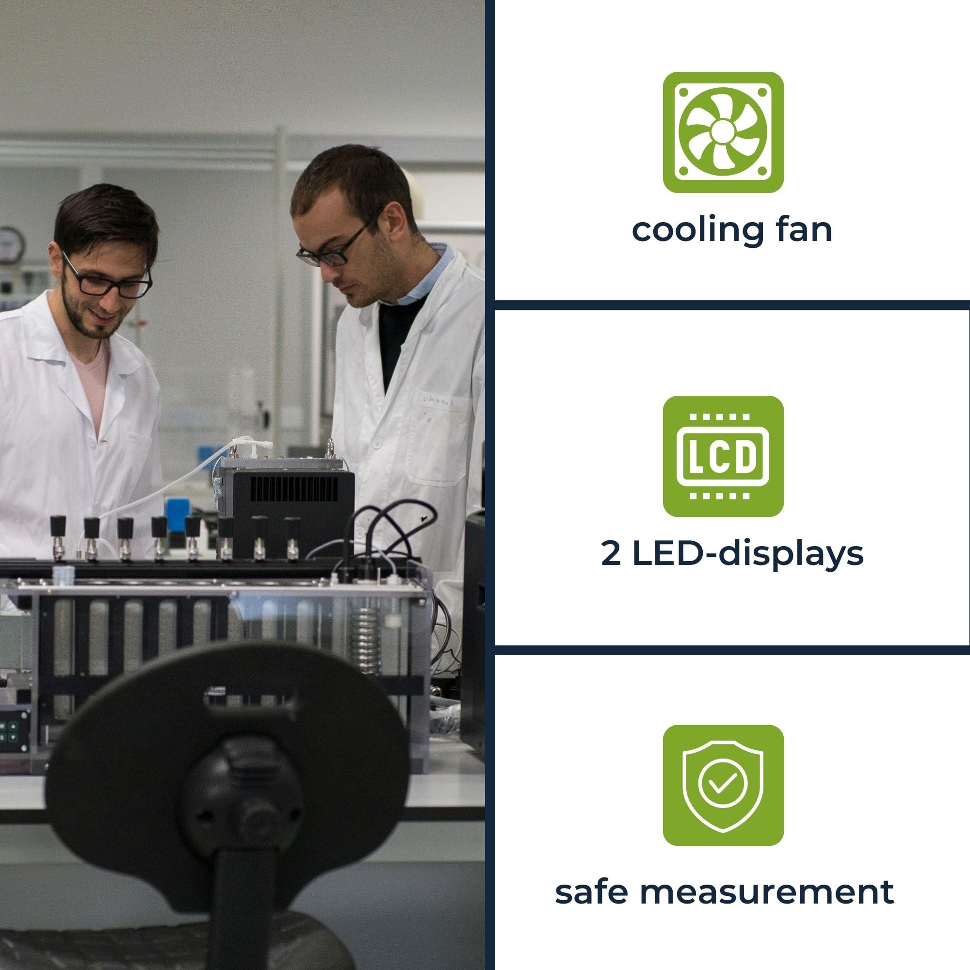 Velleman Zasilacz Lab, regulowany, 0-30 VDC/0-5 A, ograniczenie prądu, zabezpieczenie przeciwzwarciowe, wyświetlacz LCD, szary