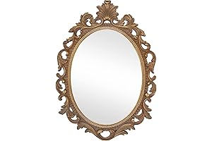 SIMON'S SHOP Vintage Gold Mirror: Elegance Defined