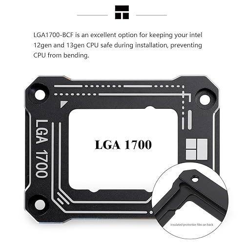 Miniatura 3 de Thermalright LGA1700-BCF Negro 121314 Generación Intel Anti-Bending Fastener, Placa de presión tipo curvado, Marco de contacto CPU, Instalación fija