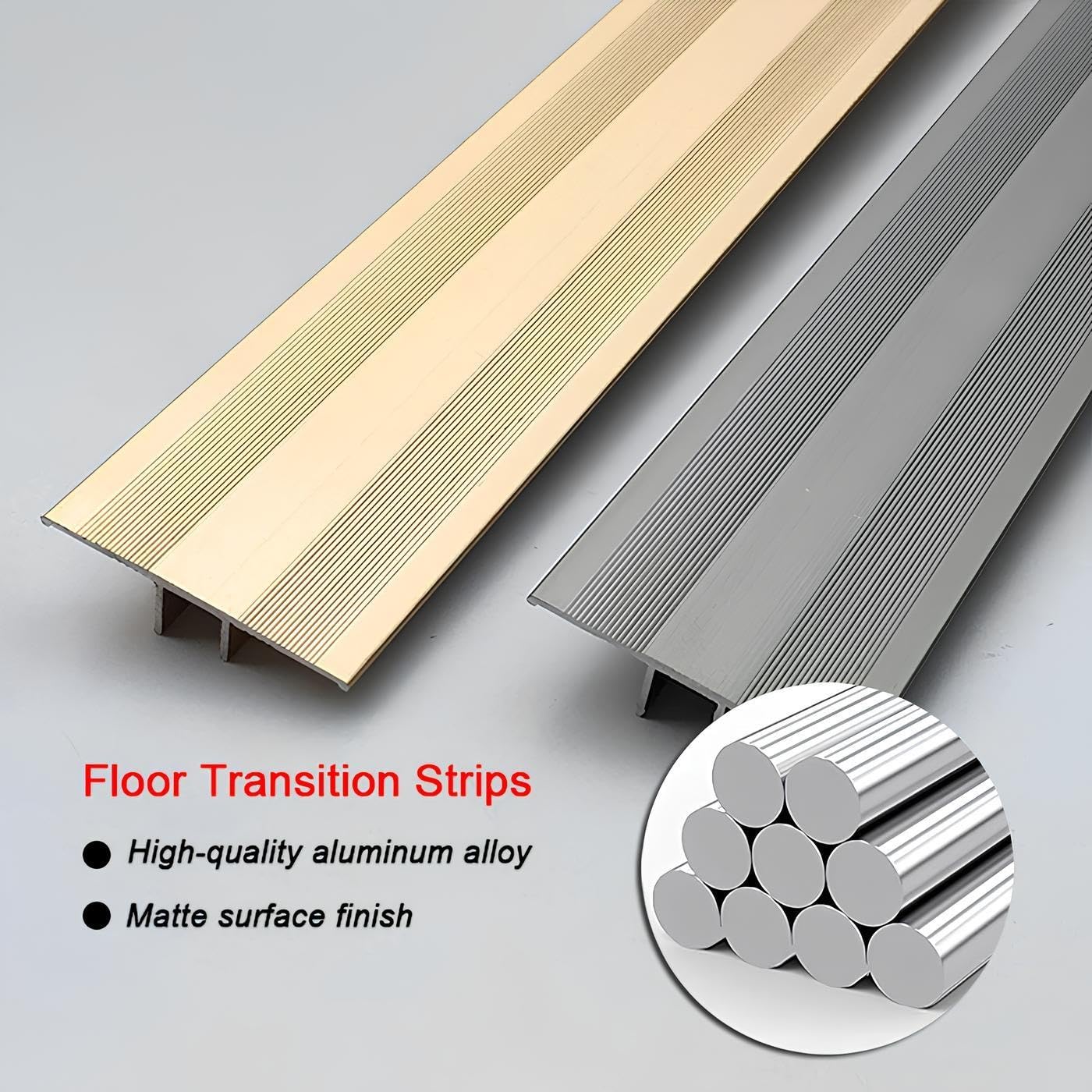 Bande De Seuil Barre De Seuil Autocollant En T Aluminium