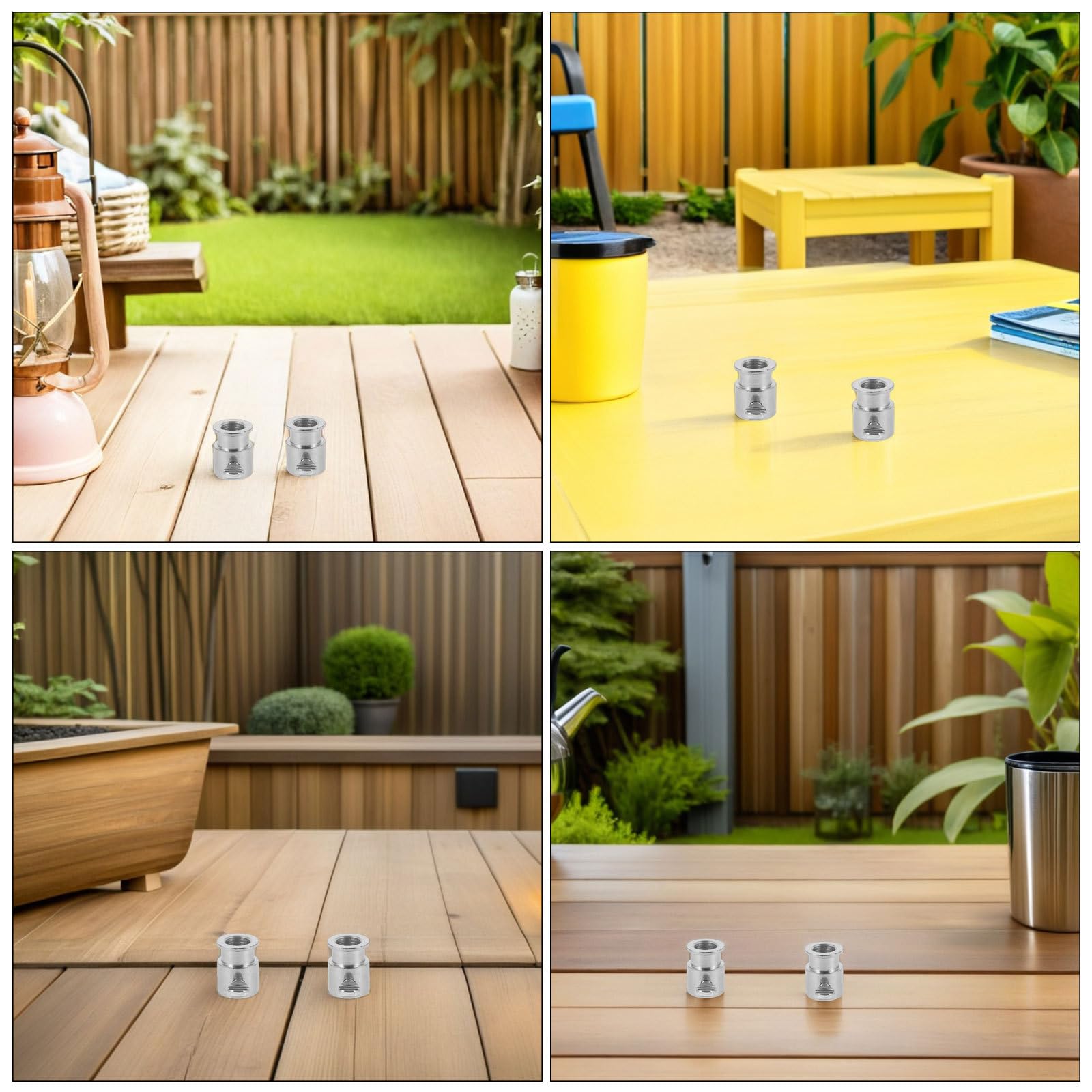 Yardenfun Accessoires pour Barbecue (Lot de 8) : Bague de roulement pour Broche de rôtisserie à gaz - Pièce de Rechange pour la Broche de rôtisserie Lors barbecues de Jardin.