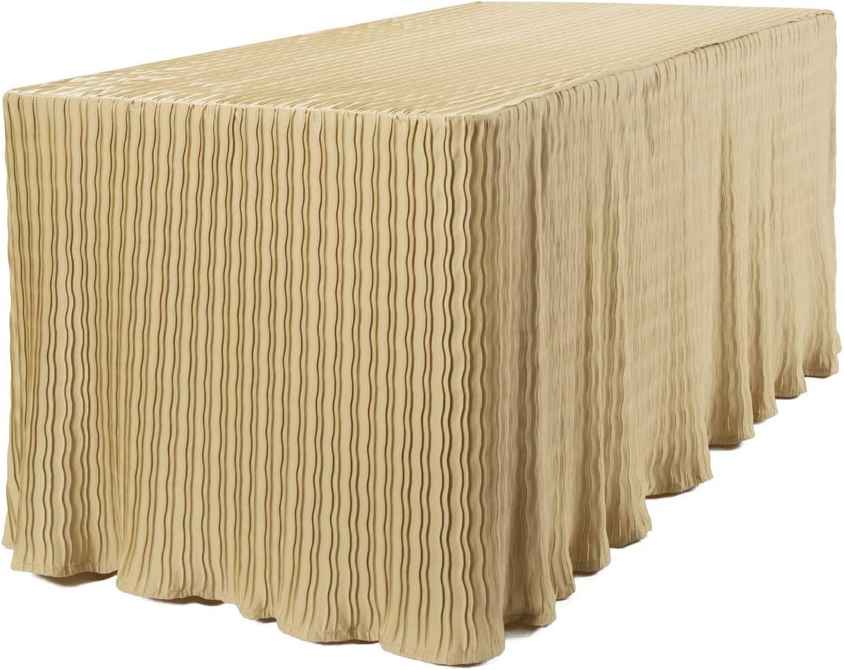The Folding Table Cloth Oro de 6 pies 30x72x29