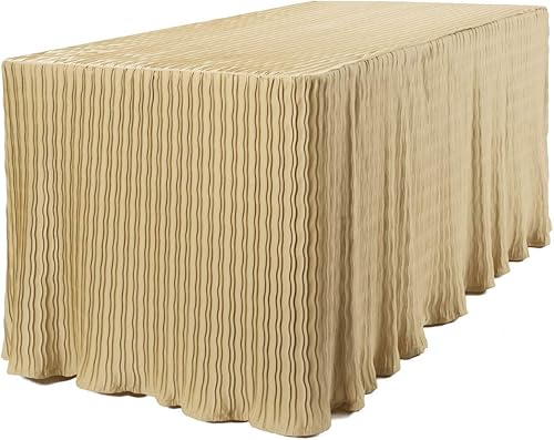 The Folding Table Cloth Oro de 6 pies 30x72x29