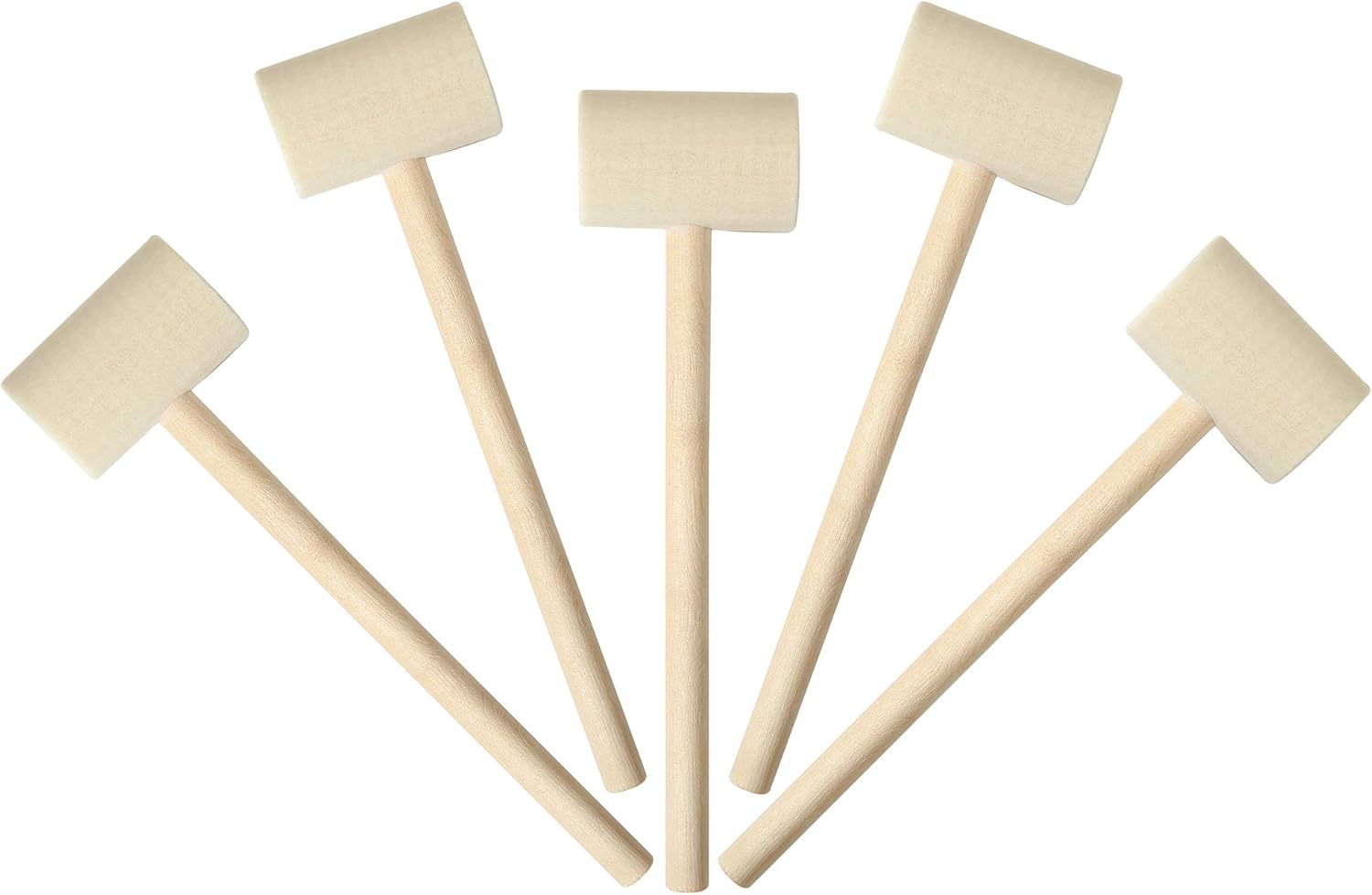 18 Pcs Mini Wooden Hammer Creative Pounding Educational Mallet for Boys and Girls